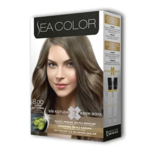 2 Tüp Krem Saç Boyası Seti Yoğun Açık Kumral No:8.00