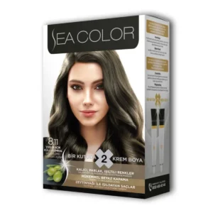 2 Tüp Krem Saç Boyası Seti Yoğun Açık Küllü Kumral No:8.11