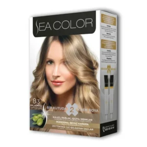 2 Tüp Krem Saç Boyası Seti Bal Köpüğü No:8.3