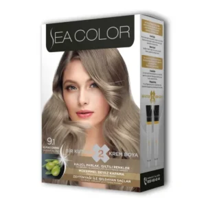 2 Tüp Krem Saç Boyası Seti Elmas Sarısı No:9.1