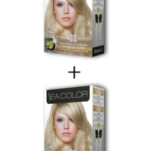 2X2 Tüp Krem Saç Boyası Seti Platin Sarısı No:0.1