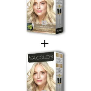 2X2 Tüp Krem Saç Boyası Seti Bebek Sarısı No:0.2