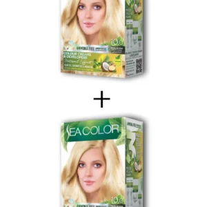 2X2 Tüp Krem Saç Boyası Seti Sedef Sarı No:10.0