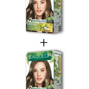 2X2 Tüp Krem Saç Boyası Seti Açık Kumral No:8.0