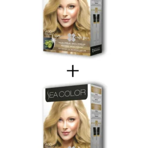 2X2 Tüp Krem Saç Boyası Seti Yoğun Sarı No:9.00