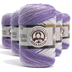 5 Adet Favori Batik El Örgü Ipliği 100 Gr 912