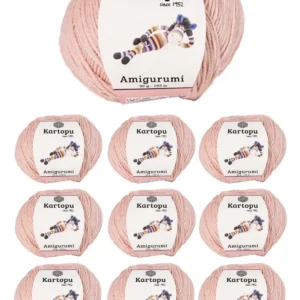 10 Adet Amigurumi El Örgü İpi 50gr 234