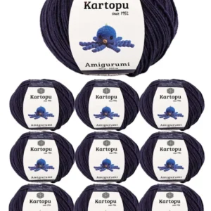 10 Adet Amigurumi El Örgü İpi 50gr 630
