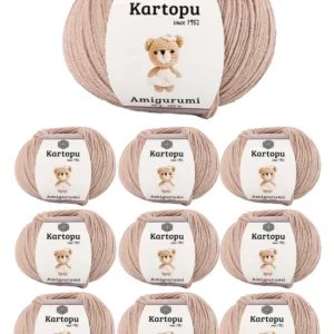 10 Adet Amigurumi El Örgü İpi 50gr 850