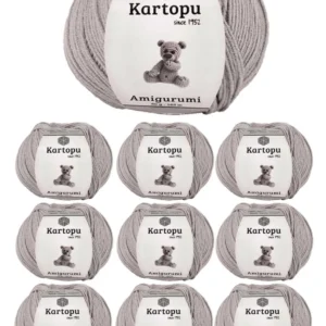 10 Adet Amigurumi El Örgü İpi 50gr 991