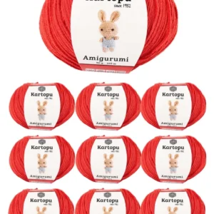 10 Adet Amigurumi El Örgü İpi 50gr 1170