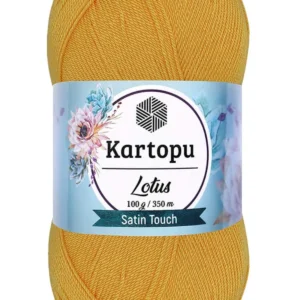 Lotus Bikini Büstiyer Bluz Örgü İpi K318 Koyu Sarı