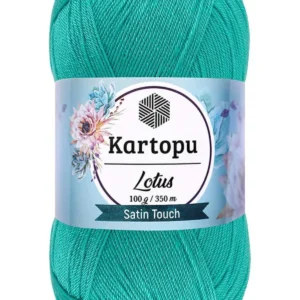 Lotus Bikini Büstiyer Bluz Örgü İpi K440 Yeşil