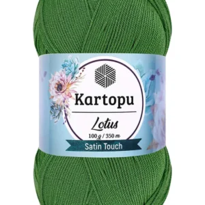 Lotus Bikini Büstiyer Bluz Örgü İpi K486 Çam Yeşili