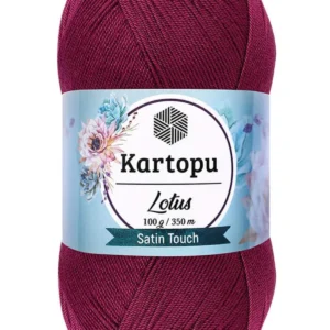 Lotus Bikini Büstiyer Bluz Örgü İpi K747 Mürdüm