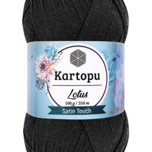 Lotus Bikini Büstiyer Bluz Örgü İpi K940 Siyah