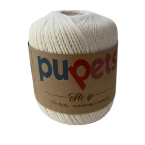 Flo Nubuk Kadife Çanta Şapka Aksesuar İpi Beyaz