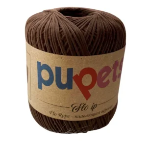 Flo Nubuk Kadife Çanta Şapka Aksesuar İpi Kahve