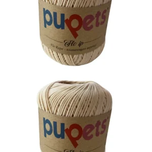 2 Adet Flo Nubuk Kadife Çanta Şapka Aksesuar İpi Bej