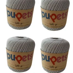 4 Adet Flo Nubuk Kadife Çanta Şapka Aksesuar İpi Gri