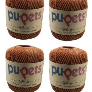 4 Adet Flo Nubuk Kadife Çanta Şapka Aksesuar İpi Kiremit