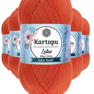 5 Adet Lotus Bikini Büstiyer Bluz Örgü İpi K211 Yavruağzı