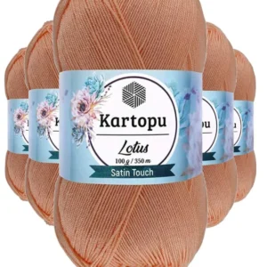 5 Adet Lotus Bikini Büstiyer Bluz Örgü İpi K277 Şeftali