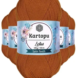 5 Adet Lotus Bikini Büstiyer Bluz Örgü İpi K302 Tarçın