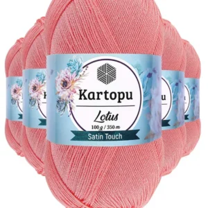 5 Adet Lotus Bikini Büstiyer Bluz Örgü İpi K766 Gül Pembe