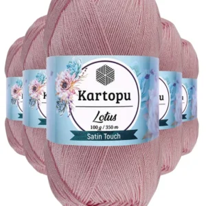 5 Adet Lotus Bikini Büstiyer Bluz Örgü İpi K768 Açık Pembe