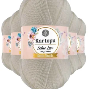 5 Adet Lotus Lux Bikini Büstiyer Bluz Simli Örgü İpi K019 Açık Krem