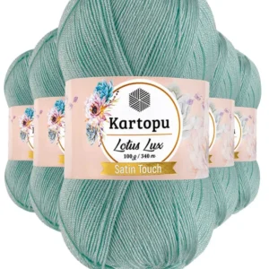 5 Adet Lotus Lux Bikini Büstiyer Bluz Simli Örgü İpi K507 Mint