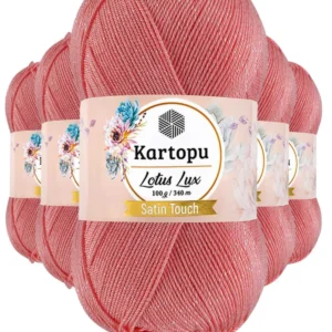 5 Adet Lotus Lux Bikini Büstiyer Bluz Simli Örgü İpi K766 Gül Pembe