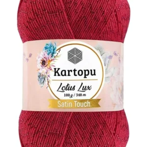 Lotus Lux Bikini Büstiyer Bluz Simli Örgü İpi K141 Fuşya