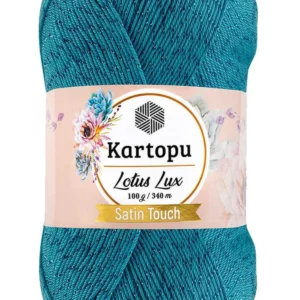 Lotus Lux Bikini Büstiyer Bluz Simli Örgü İpi K512 Turquaz