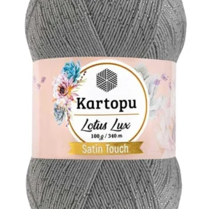 Lotus Lux Bikini Büstiyer Bluz Simli Örgü İpi K941 Açık Gri