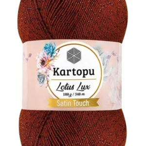 Lotus Lux Bikini Büstiyer Bluz Simli Örgü İpi K834 Taba