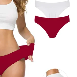2 Adet Kadın Dikişsiz Lazer Kesim Esnek İz yapmayan Külot S5