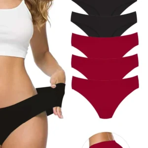 6 Adet Kadın Dikişsiz Lazer Kesim Esnek İz yapmayan Külot S5