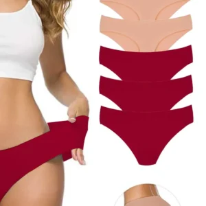6 Adet Kadın Dikişsiz Lazer Kesim Esnek İz yapmayan Külot S7