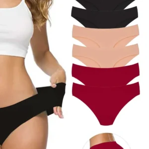 7 Adet Kadın Dikişsiz Lazer Kesim Esnek İz yapmayan Külot S9