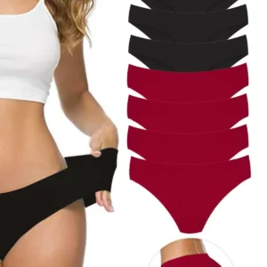 8 Adet Kadın Dikişsiz Lazer Kesim Esnek İz yapmayan Külot S4