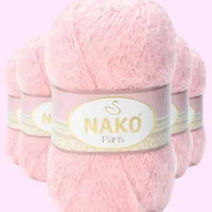 5 Adet Paris El Örgü ipi Yünü Gül 5408