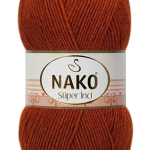 Süper İnci El Örgü İpi 100 gr Kiremit 6679