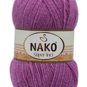 Süper İnci El Örgü İpi 100 gr Eflatun 23315