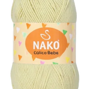 Calico Bebe Pamuklu Bebek Ve Battaniye Örgü Ipi 2372 Açık Sarı
