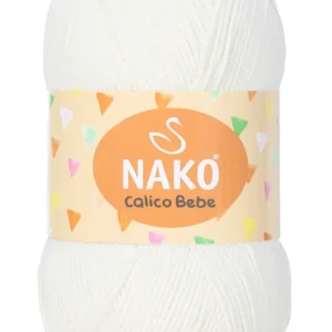 Calico Bebe Pamuklu Bebek Ve Battaniye Örgü Ipi 2378 Krem