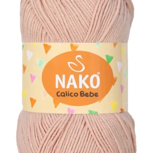 Calico Bebe Pamuklu Bebek Ve Battaniye Örgü Ipi 10687 Koyu Ten