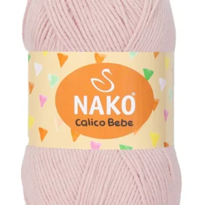 Calico Bebe Pamuklu Bebek Ve Battaniye Örgü Ipi 10838 Açık Pudra