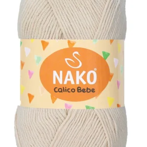 Calico Bebe Pamuklu Bebek Ve Battaniye Örgü Ipi 10889 Ten